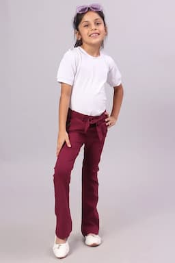 Girl's Lycra Solid Jeggings with Pocket  (1 - 18 Yrs) 015786MAG12YRS