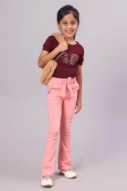 Girl's Lycra Solid Jeggings with Pocket  (1 - 18 Yrs) 015786PEA910YRS