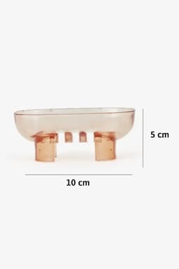 Liza Plastic Heena Soap Case, Small - 10 cm 015888TRAPINPLA
