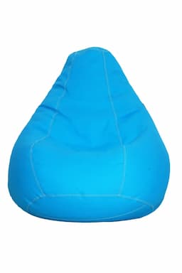 Couchette Premium Quality Cotton canvas  XXXL Teardrop Bean Bag Cover 016460BLUXXX
