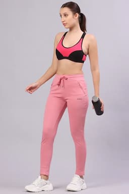 Women's Cotton Lycra Solid Track Pant 016664XXLPIN