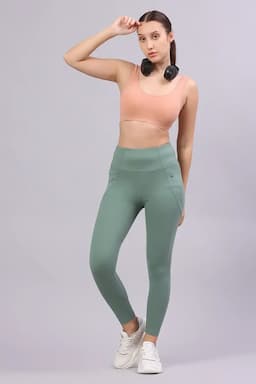 Women's Cotton Lycra Solid Track Pant 016680XXLSEAGRE