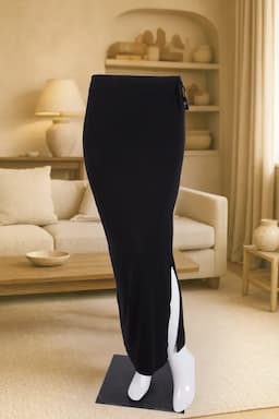Cotton Lycra Solid Shapewear for Women 016690BLAXL