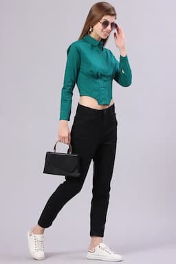 Cotton Corset Style Top for Women 016718MTEA