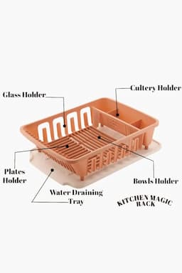 Liza Plastic Kitchen Utensils Strainer Rack - 1 Pc 016903PLABRO2