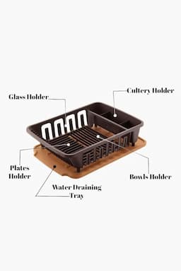 Liza Plastic Kitchen Utensils Strainer Rack - 1 Pc 016903PLADARBRO