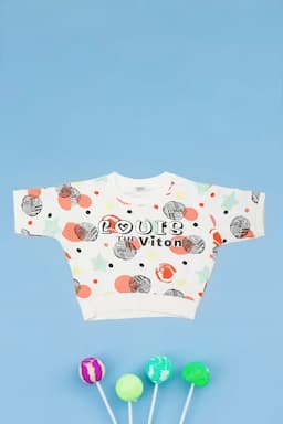 Just Born Baby Girl's Printed Tops  017122PEA612