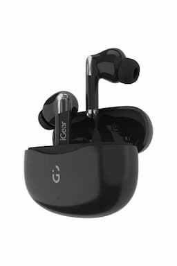 iGear ANC Pro In Ear TWS Earbuds with ANC, Quad Mic Support, Auto-Connect, EDR Chipset (Black) 017574ANCPROBLA