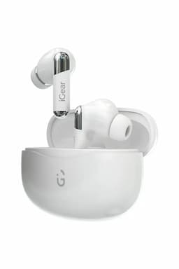 iGear ANC Pro In Ear TWS Earbuds with ANC, Quad Mic Support, Auto-Connect, EDR Chipset (White) 017574ANCPROWHI