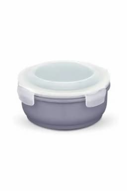 Asian Plastic & Stainless Steel Duralock Container - 650ml 017616PUR650ML