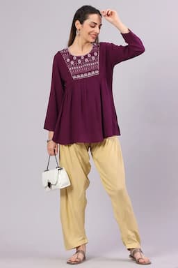 Rayon Solid Patiala Pant for Women 017619FRESIZSAN