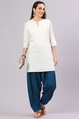 Rayon Solid Patiala Pant for Women 017619FRESIZTEA
