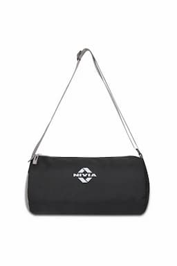 Nivia Duffle Gym Bags, Sports & Fitness Bag (Black/Grey) - Medium 017727MEDBLA2