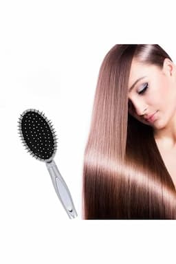 Vivin Full Coverage Soft Hair Brush(Grey) - Pack of 1  017757GRE1