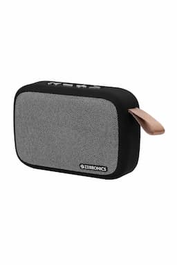 Zebronics Delight 3 W Wireless Bluetooth Speaker with Built-In FM (Grey) 017864DELGRE