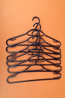 All Time Plastic Cloth Hanger - 6 Pcs 018239PLANAVBLU