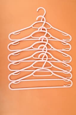 All Time Plastic Cloth Hanger - 6 Pcs 018239PLAPIN