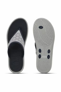 Slip-On Casual Slippers for Women 0190729GRE&NAV