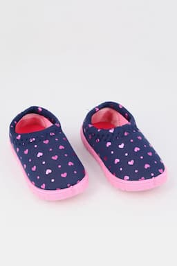 Girl's Heart Printed Round Toe Shoes 01989136MONPIN