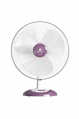 Havells Swing LX 400mm High Speed 3 Blade Table Fan (Purple) 020572SWILXPUR