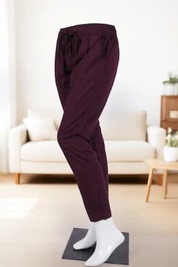 Cotton Blend Solid Kurti Pant for Women 020705XLWIN