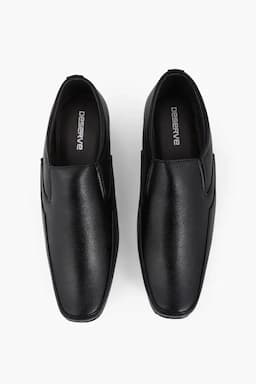 Solid Slip-on Formal Shoes for Men 0208368BLA