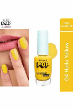 Sugar Pop Glossy Nail Lacquer - 10ml (04 Hello Yellow)  02194404HELYEL10M