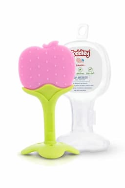Silicone Fruit Shape Teether For Toddlers (Pink) 022621PIN2