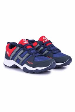 Lace Up Running Shoes for Boys 0231689YRSNAVBLU&RED