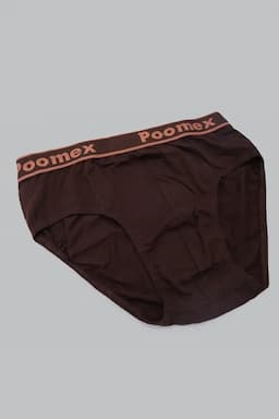 Men's Cotton Solid Briefs 02324775DARKHA
