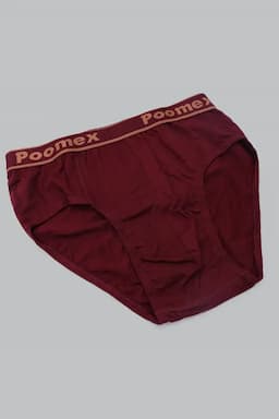 Men's Cotton Solid Briefs 02324775MAR
