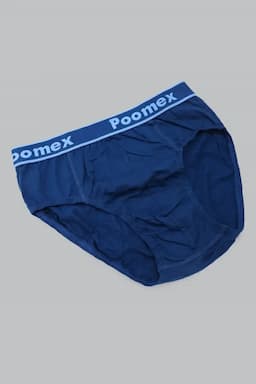 Men's Cotton Solid Briefs 02324780DARBLU