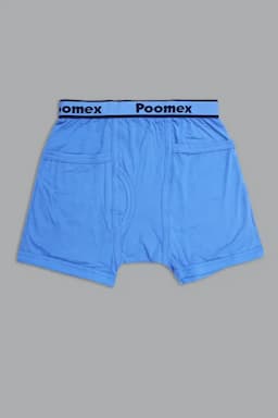 Men's Cotton Trunks with Pockets 023248BLU85