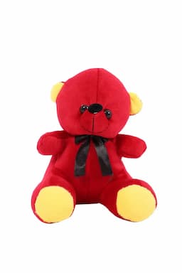 Teddy Bear Soft Toy for Kids - 16 Cm 023368RED