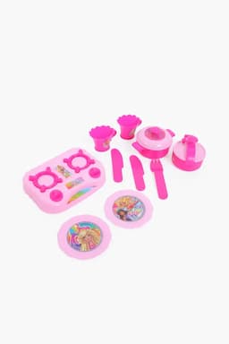 Kitchen Role Play Toy Set For Kids (Light Pink)  023857LIGPIN