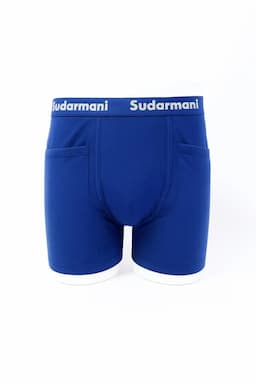 Cotton Trunks for Men 024157BLU90