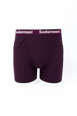 Cotton Trunks for Men 024157PUR85