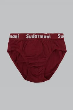 Cotton Solid Briefs for Men 02416775MAR