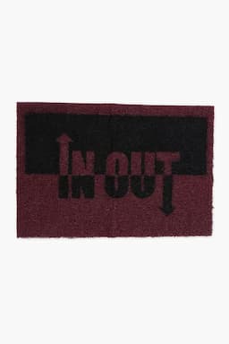 PVC Printed Anti Slip Doormat - 1pc 024896BUR1