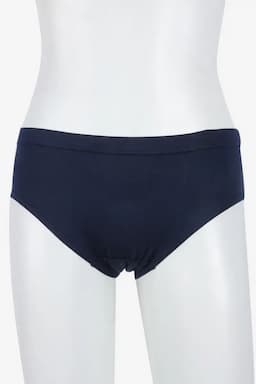 Cotton Solid Hipster Panty for Women 02524585CNAVBLU