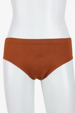 Cotton Solid Hipster Panty for Women 02524590CBRO