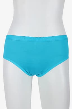 Cotton Solid Hipster Panty for Women 02527595CBLU