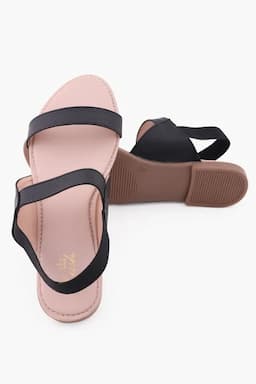 Slingback Flat Fashion Sandals for Women 02545342BLA