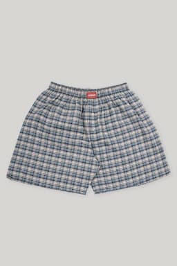 Cotton Checkered Regular Fit Boxers for Men 025839BEIXXL