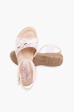 Velcro Printed Fashion Sandals for Girls 0261993PIN