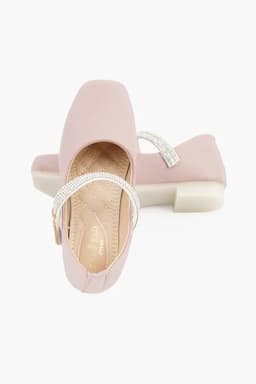 Velcro Flat Casual Shoes Ballerinas for Girls 02620313PIN
