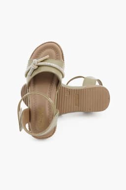 Girl's Embellished Velcro Fashion Sandals 0262081OLI