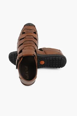 Men's Synthetic Leather Comfortable Casual Sandals 0264279TAN