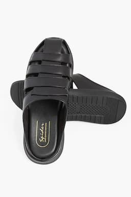 Slip-On Casual Sandal-Style Slippers for Men 0264939BLA