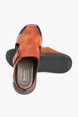 Slip-On Casual Sandal-Style Slippers for Men 0264959TAN